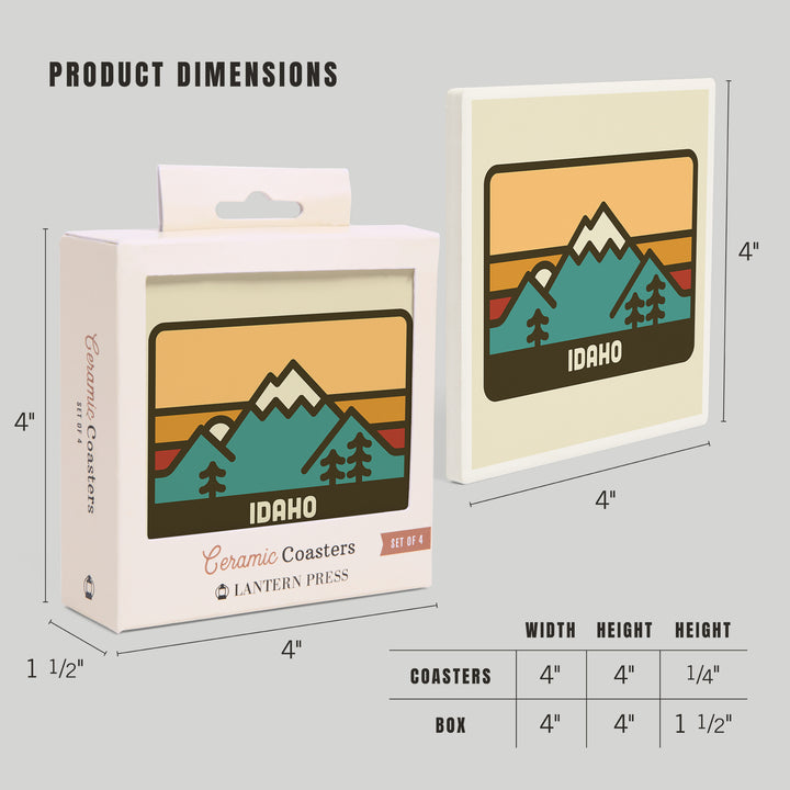 Idaho, Simple, Mountain Range, Coasters