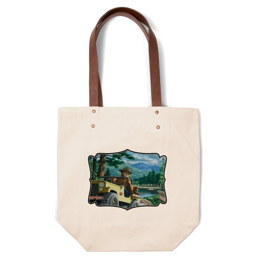 Smokey Bear, Leaving in SUV, Contour, Vintage Poster, Accessory Go Bag