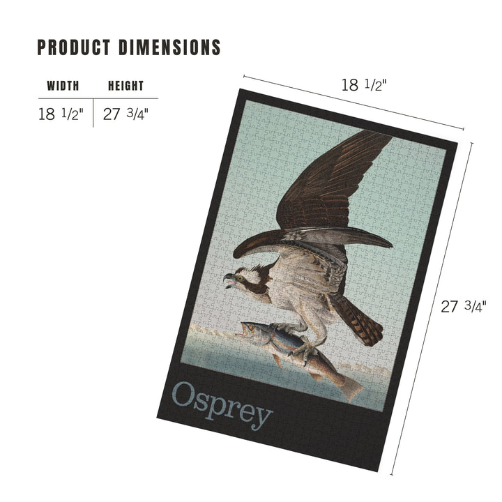 Audubon Birds of North America, Osprey, 1000 Piece Jigsaw Puzzle