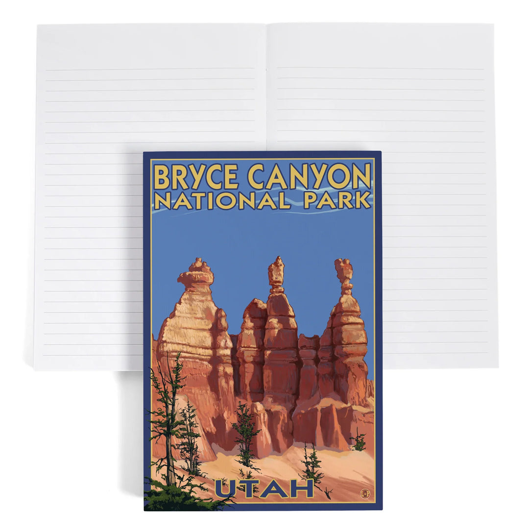 Lined 6x9 Journal, Bryce Canyon National Park, Utah, Summer #2, Lay Flat, 193 Pages, FSC paper