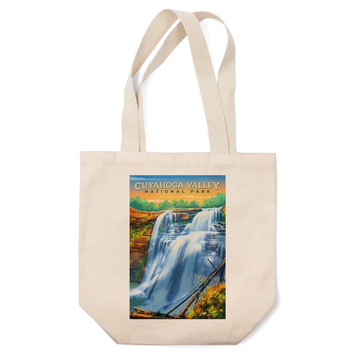 Cuyahoga Valley National Park, Ohio, Oil Painting, Tote Bag