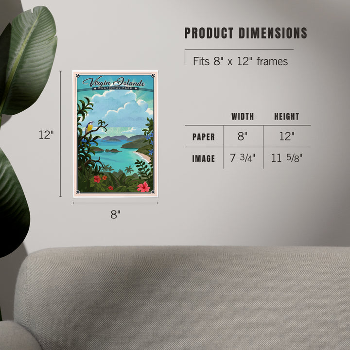 Virgin Islands National Park, Lithograph, Art & Giclee Prints