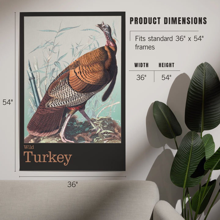 Audubon Birds of North America Wild Turkey, Art & Giclee Prints