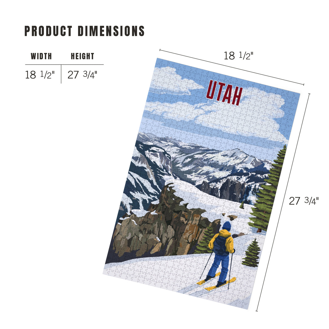 Utah, Painterly, Enjoy The View, 1000 Piece Jigsaw Puzzle