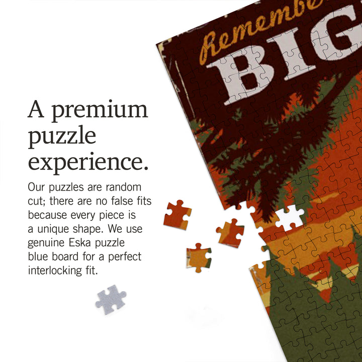 Rangeley, Maine, Home of Bigfoot, 1000 Piece Jigsaw Puzzle