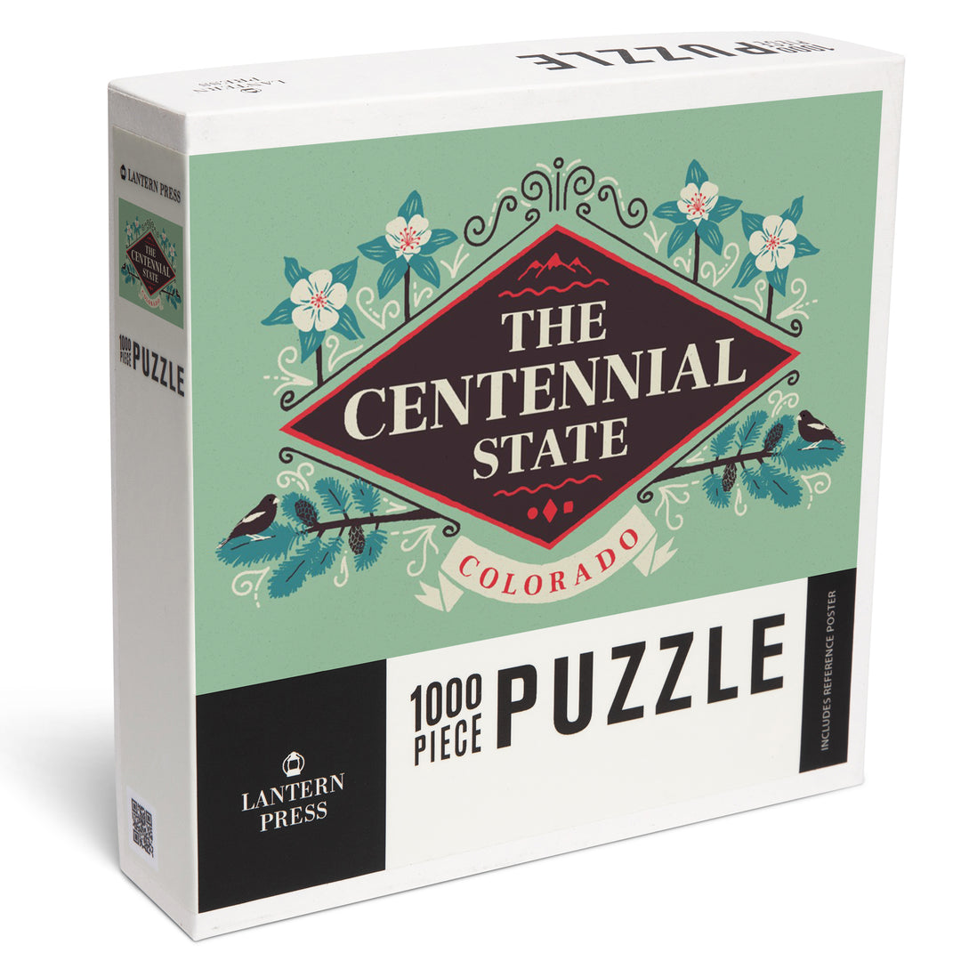 Colorado, State Motto Crest, State Series, Jigsaw Puzzle