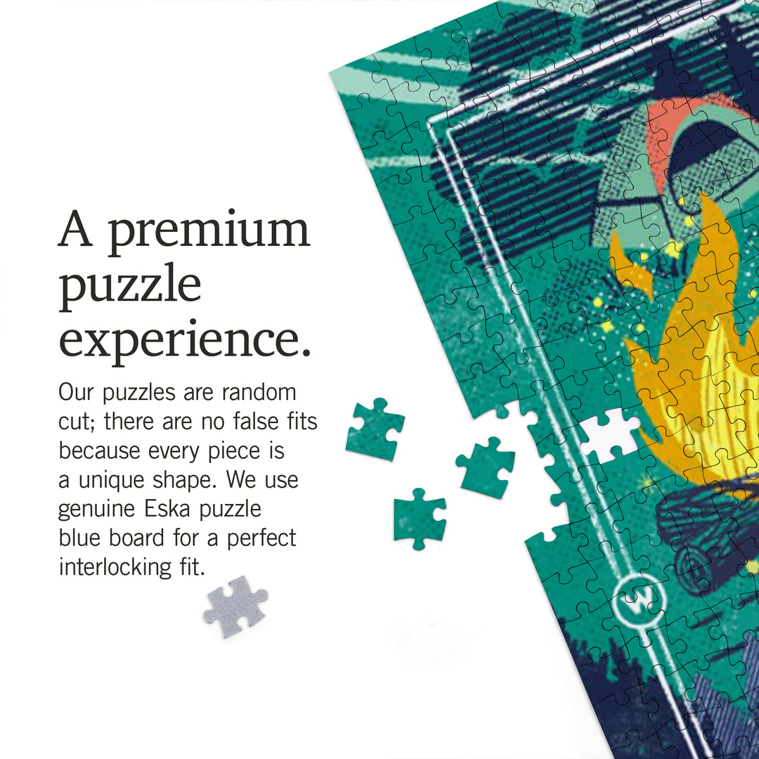 Wallowa Lake, Oregon, Lake Life Series, Lake Life Collage, 1000 Piece Jigsaw Puzzle