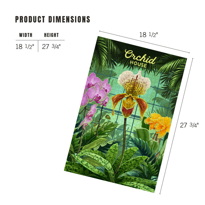 Painterly, Orchid House, 1000 Piece Jigsaw Puzzle