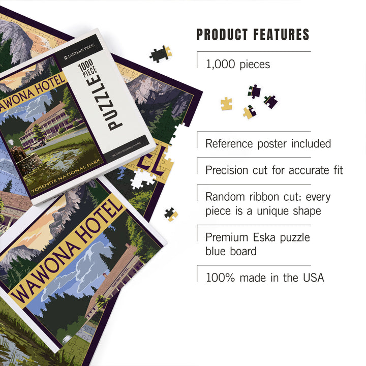 Yosemite National Park, California, Wawona Hotel, Jigsaw Puzzle