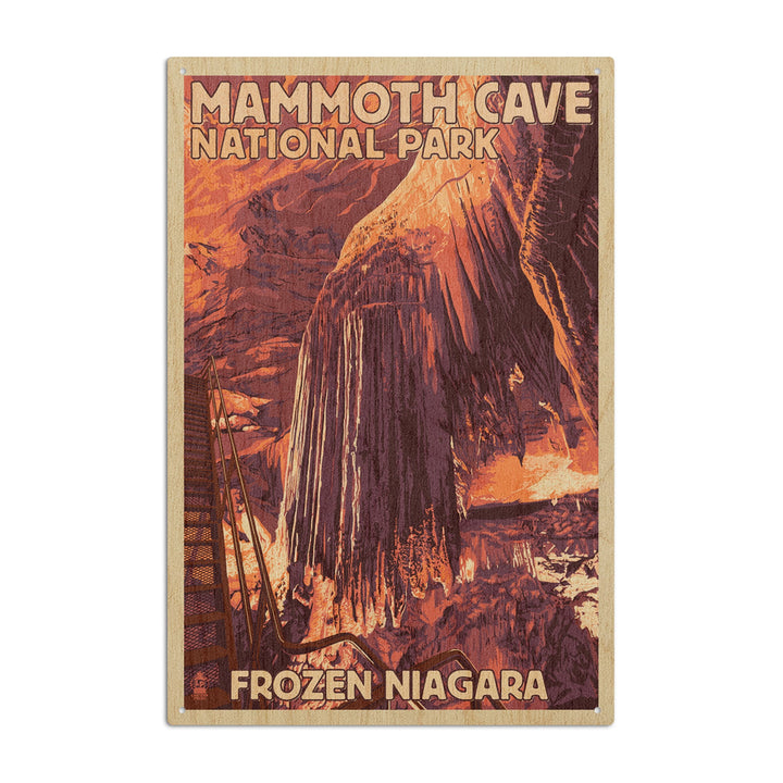 Mammoth Cave, Kentucky, Letterpress, Wood Signs and Postcards - Lantern Press