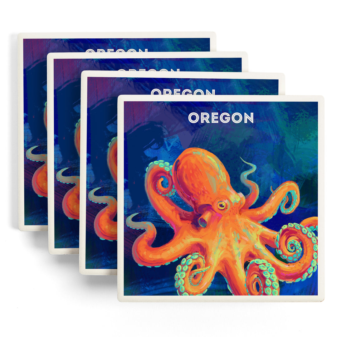 Oregon, Vivid, Octopus, Coasters