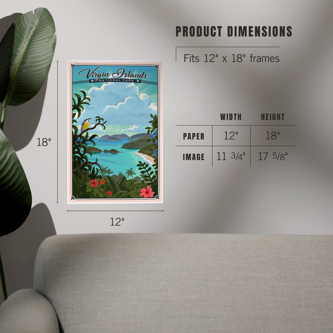 Virgin Islands National Park, Lithograph, Art & Giclee Prints