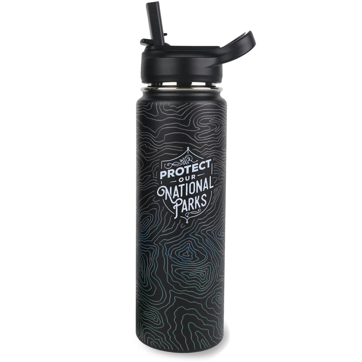 Lantern Press Protect Our National Parks Water Bottle, 24oz.