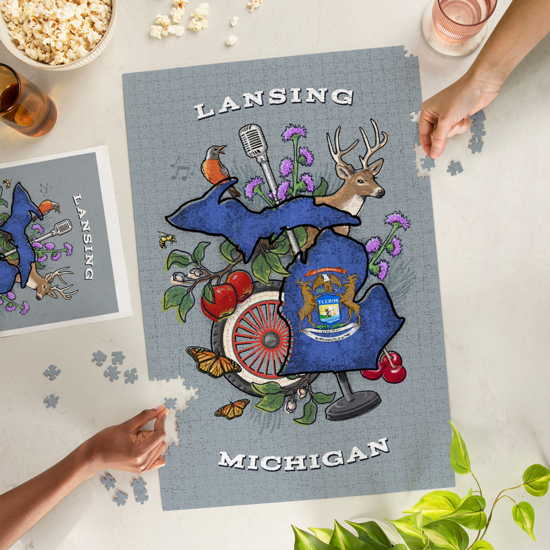 Lansing, Michigan, State Treasure Trove, Jigsaw Puzzle