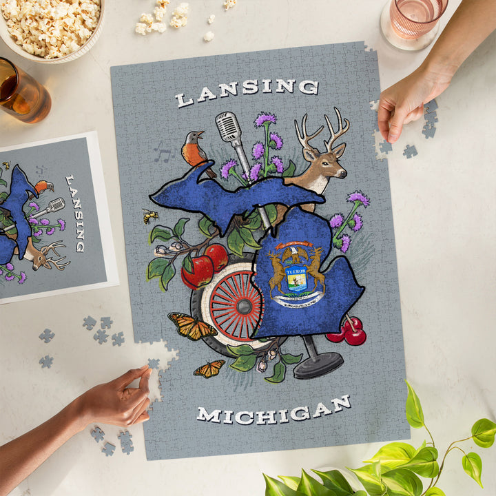 Lansing, Michigan, State Treasure Trove, Jigsaw Puzzle