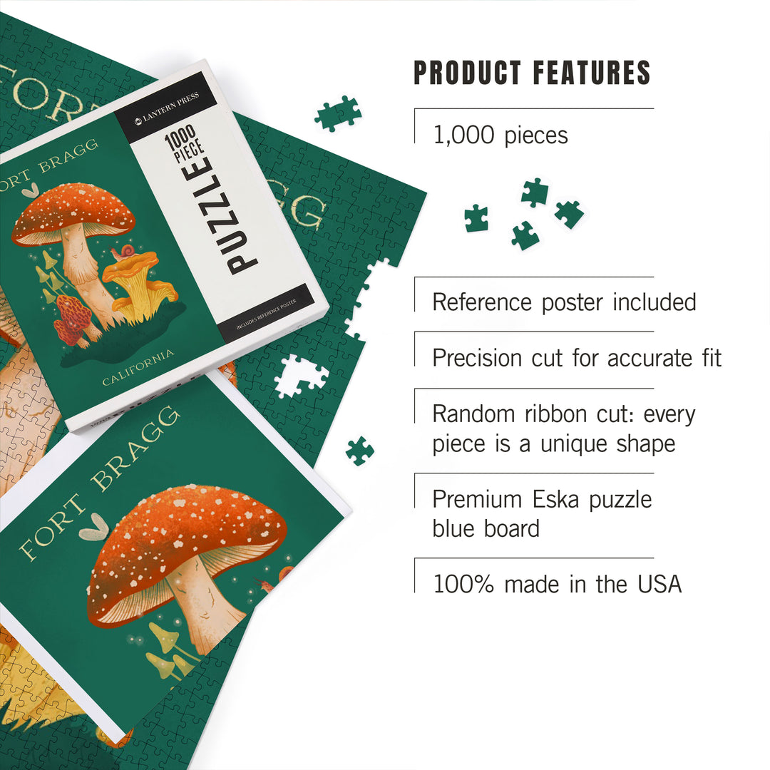 Fort Bragg, California, Mushroom Cluster, Jigsaw Puzzle