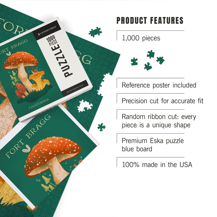 Fort Bragg, California, Mushroom Cluster, Jigsaw Puzzle