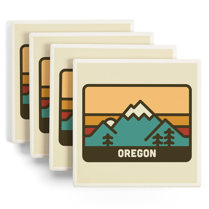 Oregon, Simple, Mountain Range, Coasters