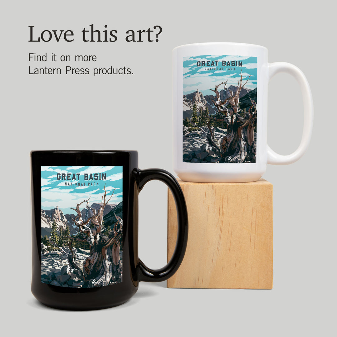 Great Basin National Park, Nevada, Painterly National Park Series, Ceramic Mug
