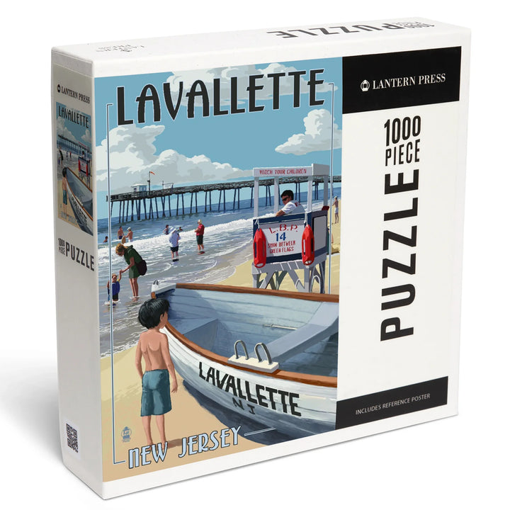 Lavallette, New Jersey, Lifeguard Stand, 1000 Piece Jigsaw Puzzle