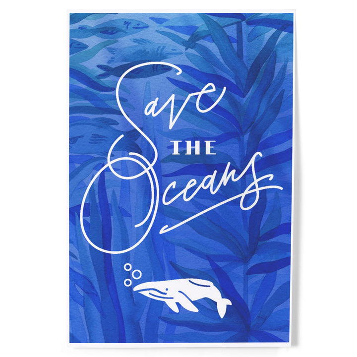 Preserve Our Planet Collection, Whale, Save The Oceans, Art & Giclee Prints