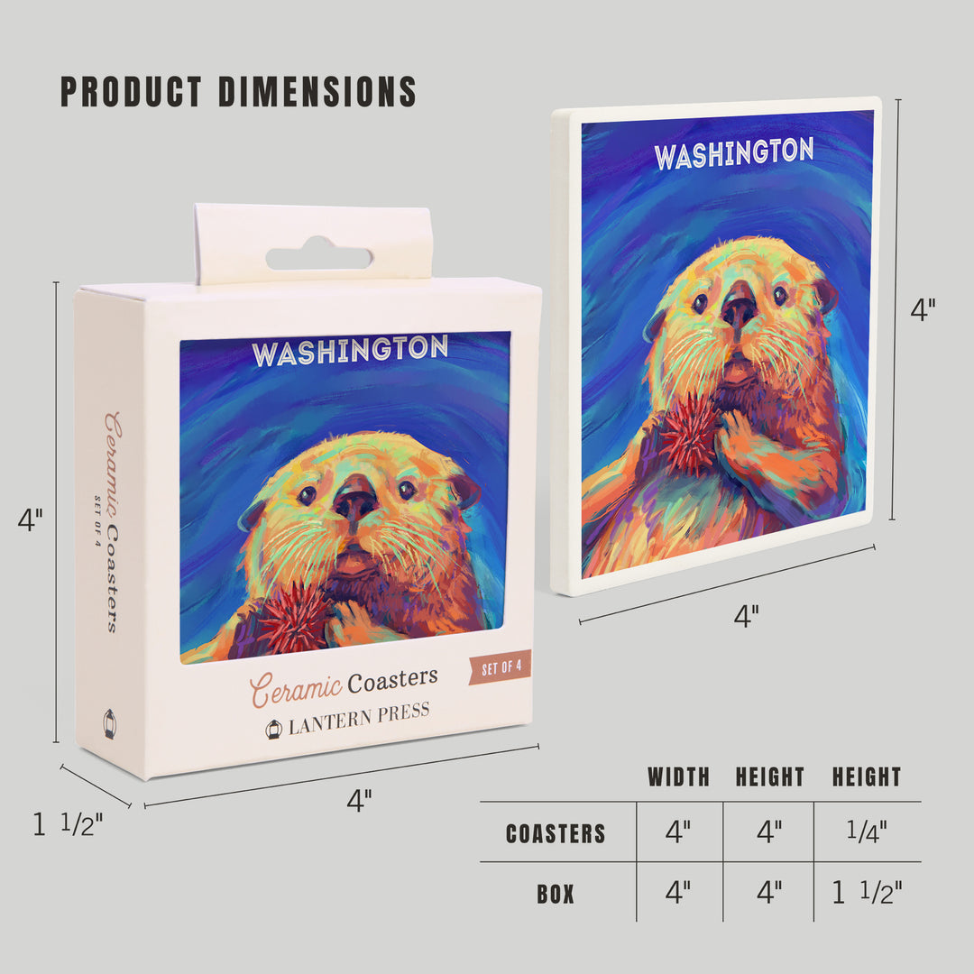 Washington, Vivid, Sea Otter, Coasters
