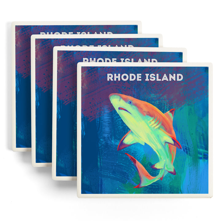 Rhode Island, Vivid, Blacktip Shark, Coasters