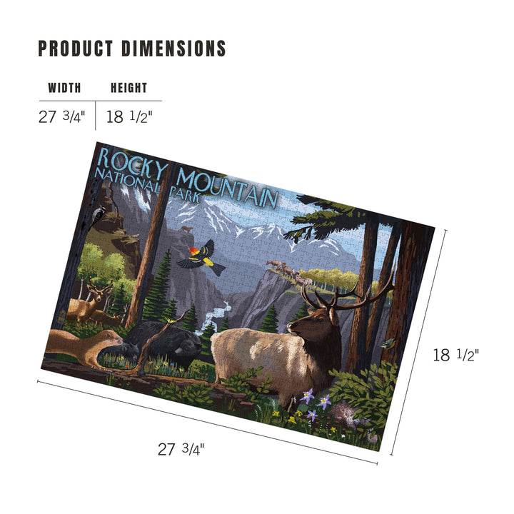 Rocky Mountain National Park, Wildlife Utopia, Jigsaw Puzzle