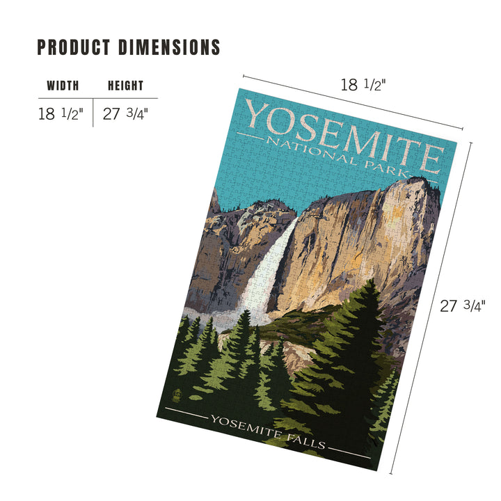 Yosemite National Park, California, Yosemite Falls, Jigsaw Puzzle