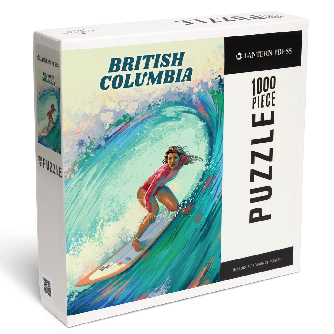 British Columbia, Vitamin Sea, Coastal Series, Surfer Girl, Jigsaw Puzzle