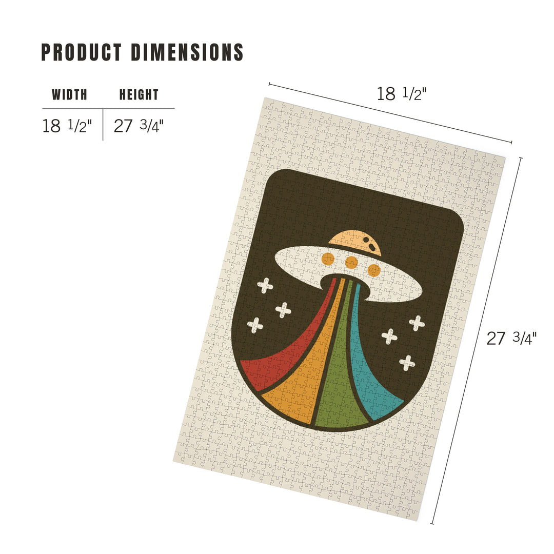 Simple Vector, Alien, 1000 Piece Jigsaw Puzzle
