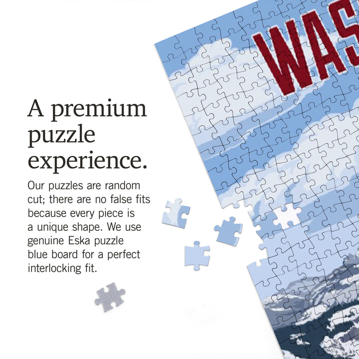 Washington, Painterly, Enjoy The View, 1000 Piece Jigsaw Puzzle