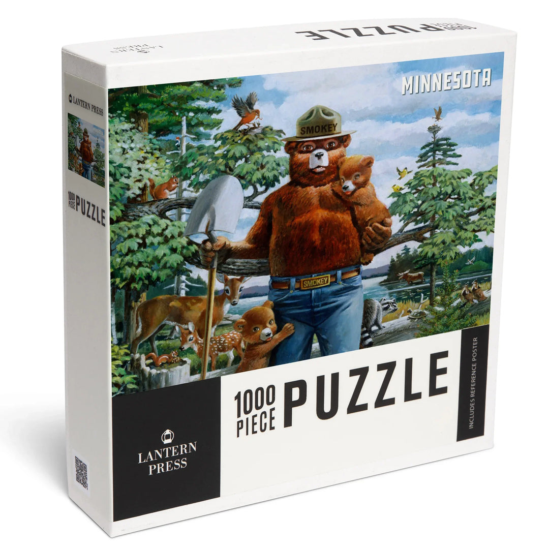 Minnesota, Smokey Bear, Smokey Says, Prevent Wildfires, 1000 Piece Jigsaw Puzzle