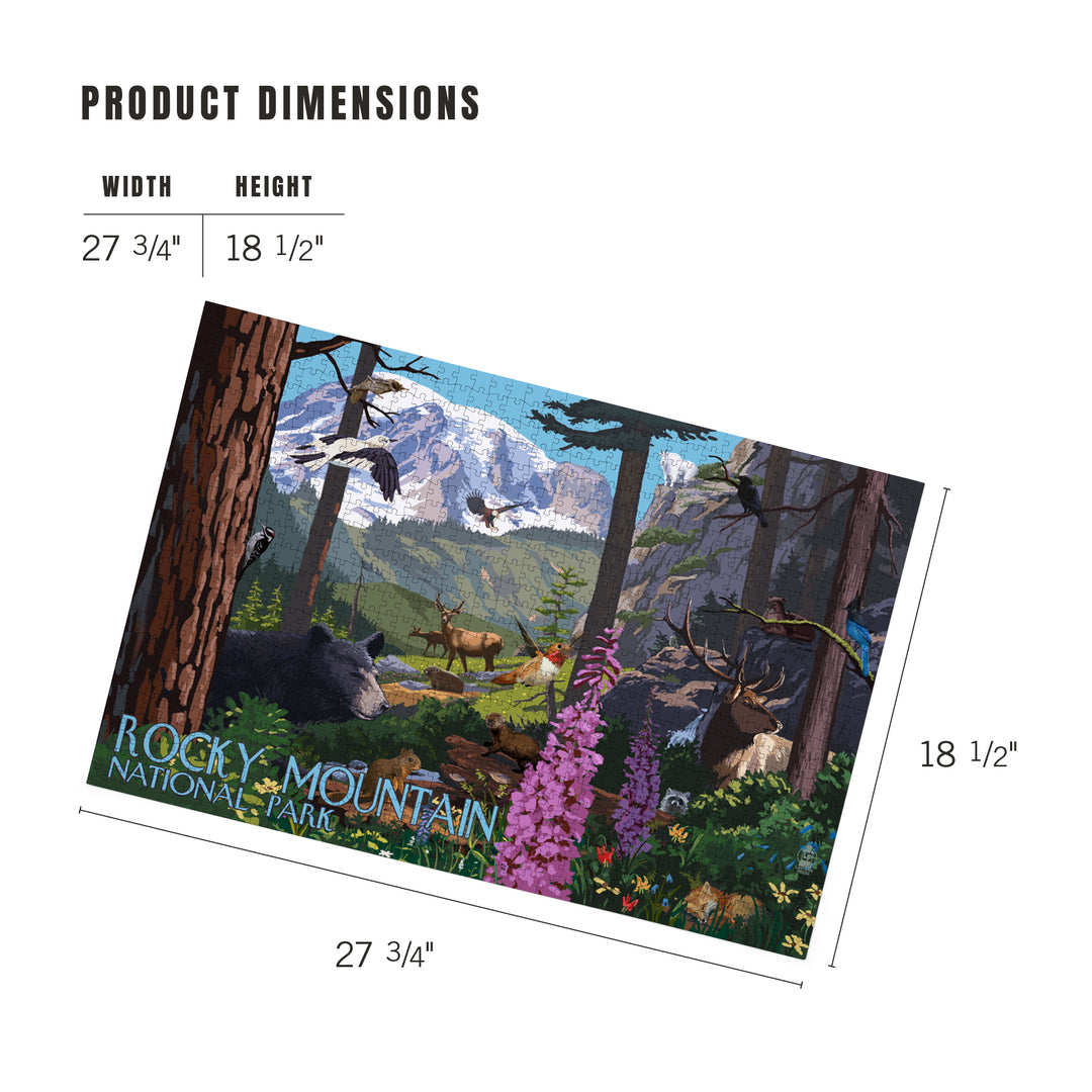 Rocky Mountain National Park, Colorado, Wildlife Utopia, 1000 Piece Jigsaw Puzzle