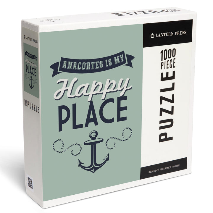 Anacortes, Washington, My Happy Place, 1000 Piece Jigsaw Puzzle