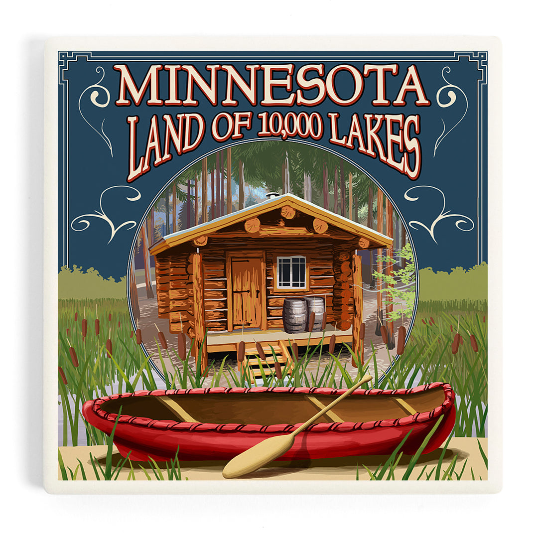 Minnesota, Cabin and Lake, Coasters