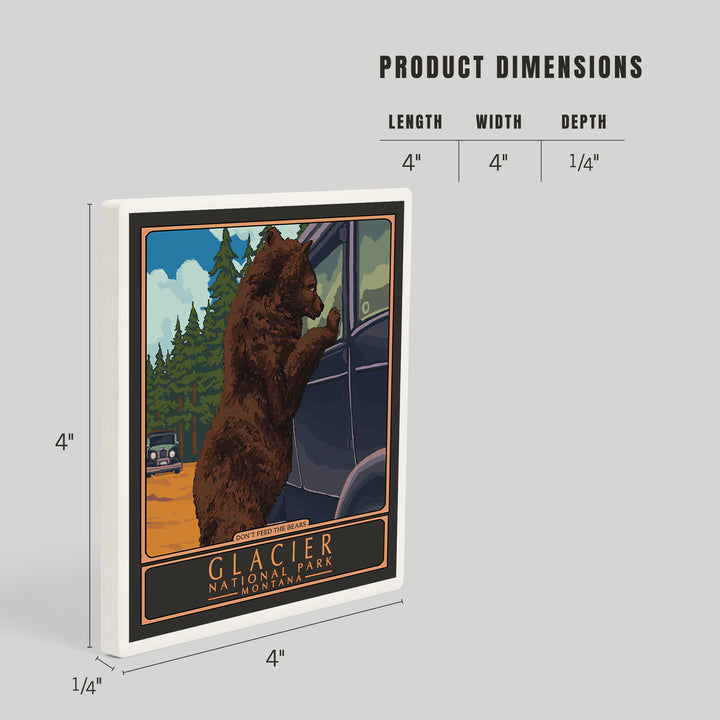 Glacier National Park, Montana, Don't Feed the Bears, Coasters