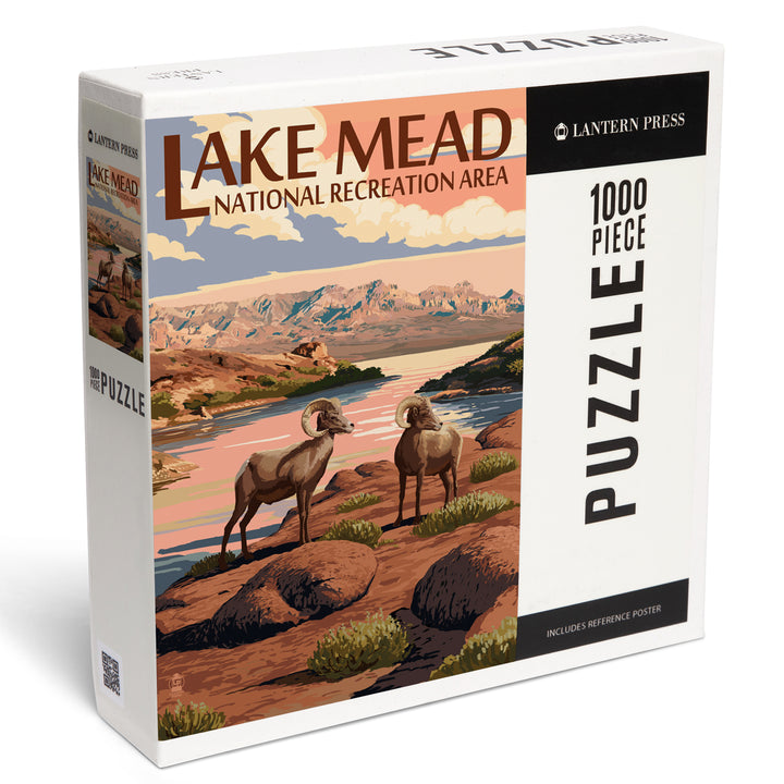 Lake Mead, National Recreation Area, Bighorn Sheep, Jigsaw Puzzle