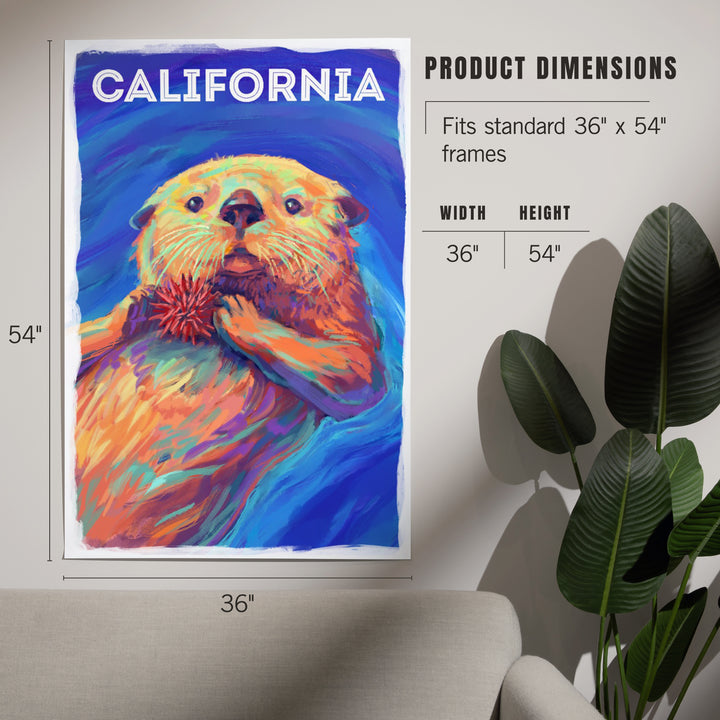 California, Vivid, Sea Otter, Art & Giclee Prints