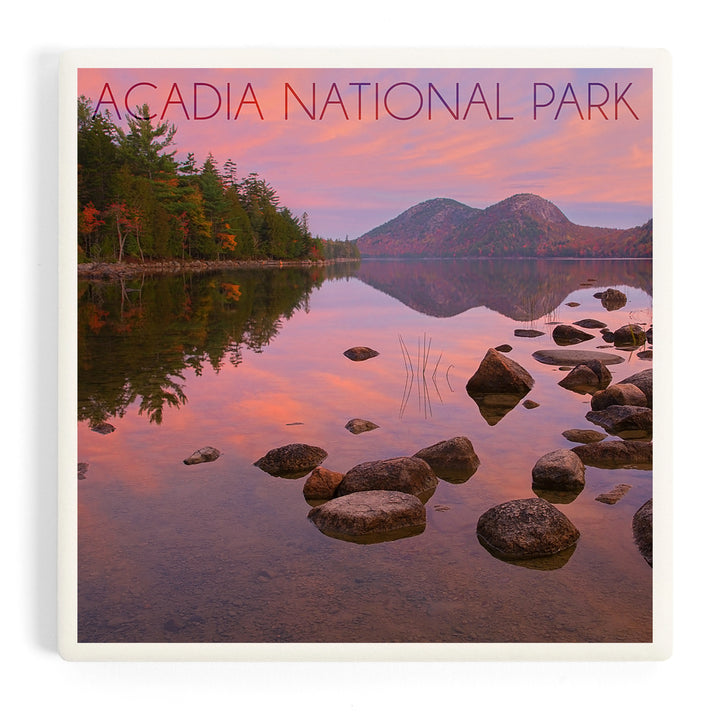Acadia National Park, Maine, Jordan Pond at Sunset, Coasters