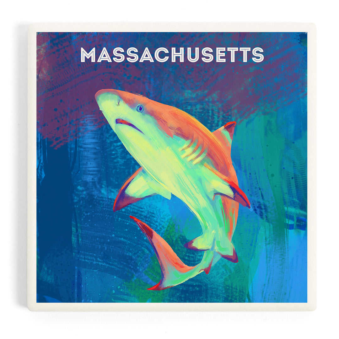 Massachusetts, Vivid, Blacktip Shark, Coasters