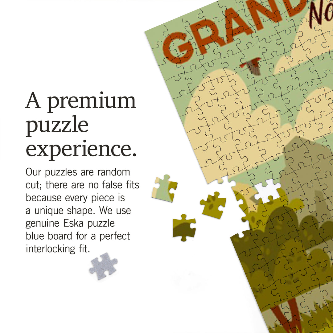Grand Teton National Park, Wyoming, Geometric Experience Collection, Jigsaw Puzzle
