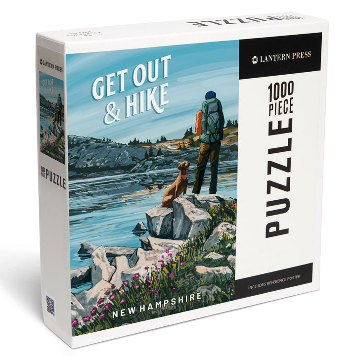 New Hampshire, Get Out and Hike, 1000 Piece Jigsaw Puzzle