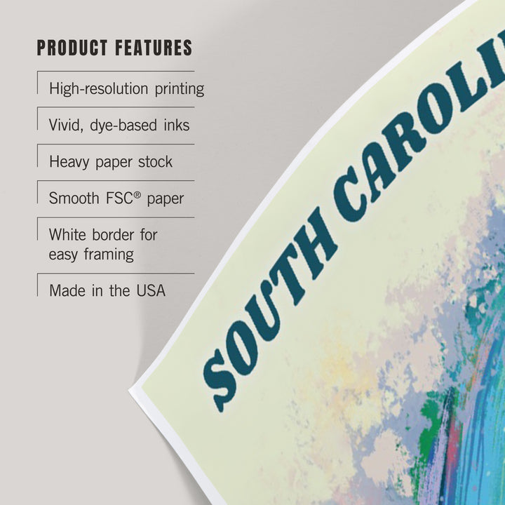 South Carolina, Vitamin Sea, Coastal Series, Surfer Girl, Art & Giclee Prints