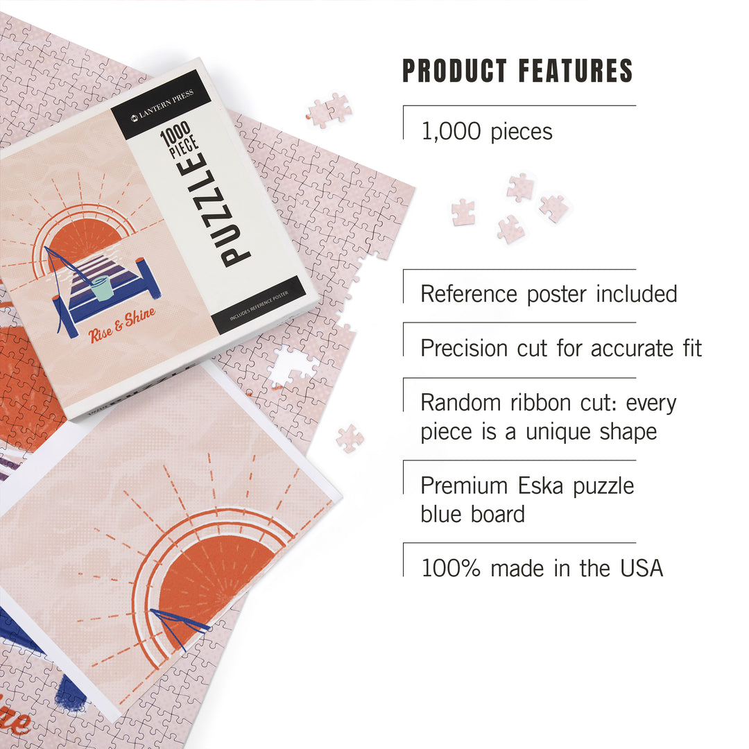 Dockside Collection, Rise and Shine, Dock, 1000 Piece Jigsaw Puzzle