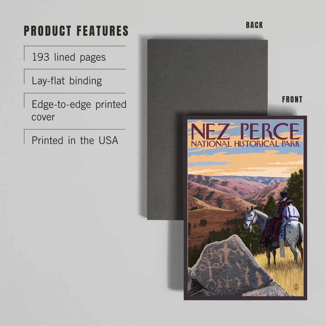 Lined 6x9 Journal, Nez Perce National Historical Park, Idaho, Lay Flat, 193 Pages, FSC paper