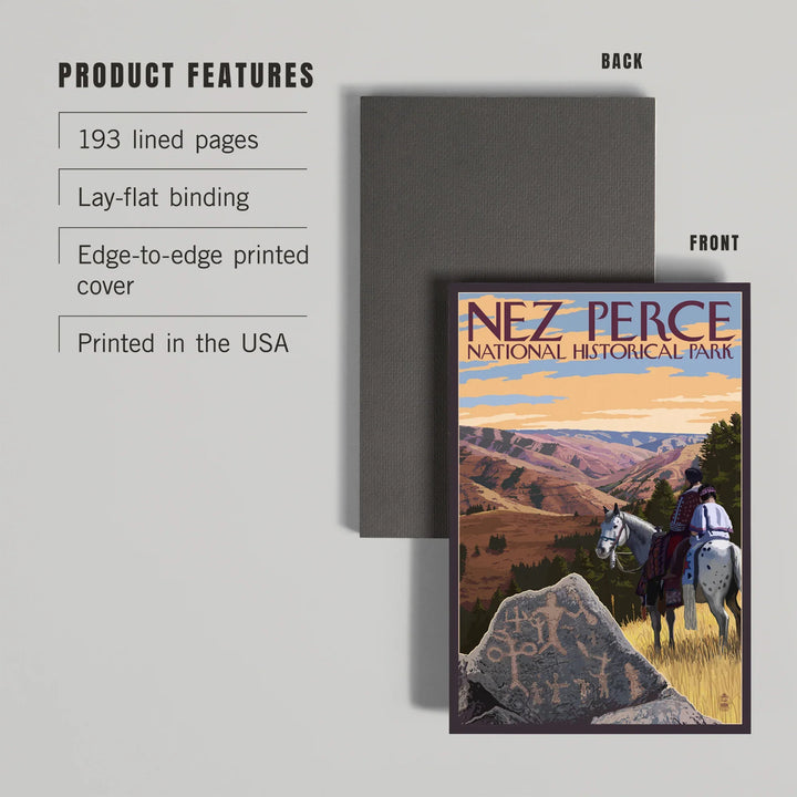 Lined 6x9 Journal, Nez Perce National Historical Park, Idaho, Lay Flat, 193 Pages, FSC paper