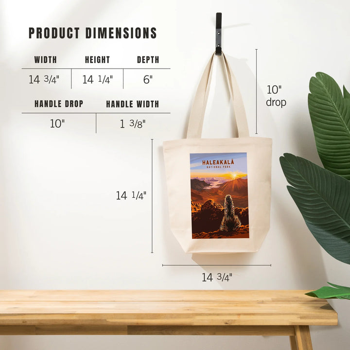 Haleakala National Park, Hawaii, Painterly Series, Tote Bag