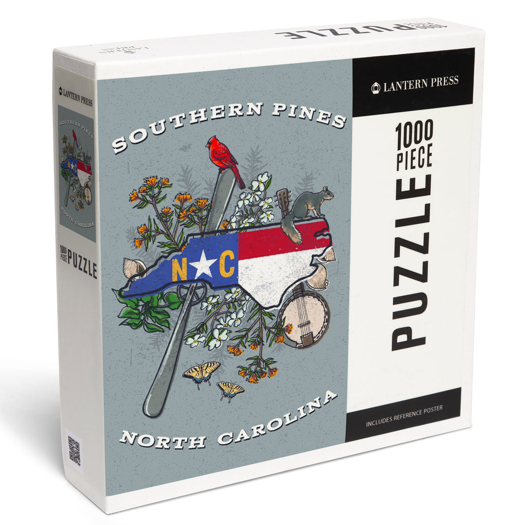 Southern Pines, North Carolina, State Treasure Trove, Jigsaw Puzzle