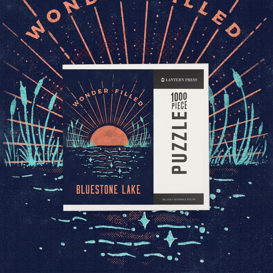 Bluestone Lake, WV, Lake Life Series, Wonder Filled, 1000 Piece Jigsaw Puzzle